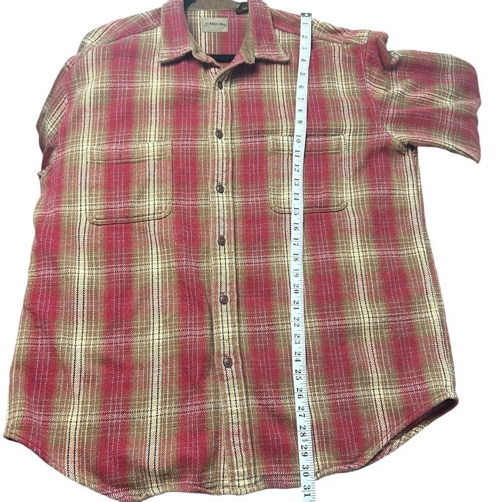 St John Bay Mens Flannel XLT Pocket Button Shacket Thick Shirt Jacket ButtonDown - Picture 6 of 7